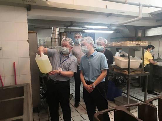 陳懷乾督查兩會期間餐飲服務食品安全保障工作